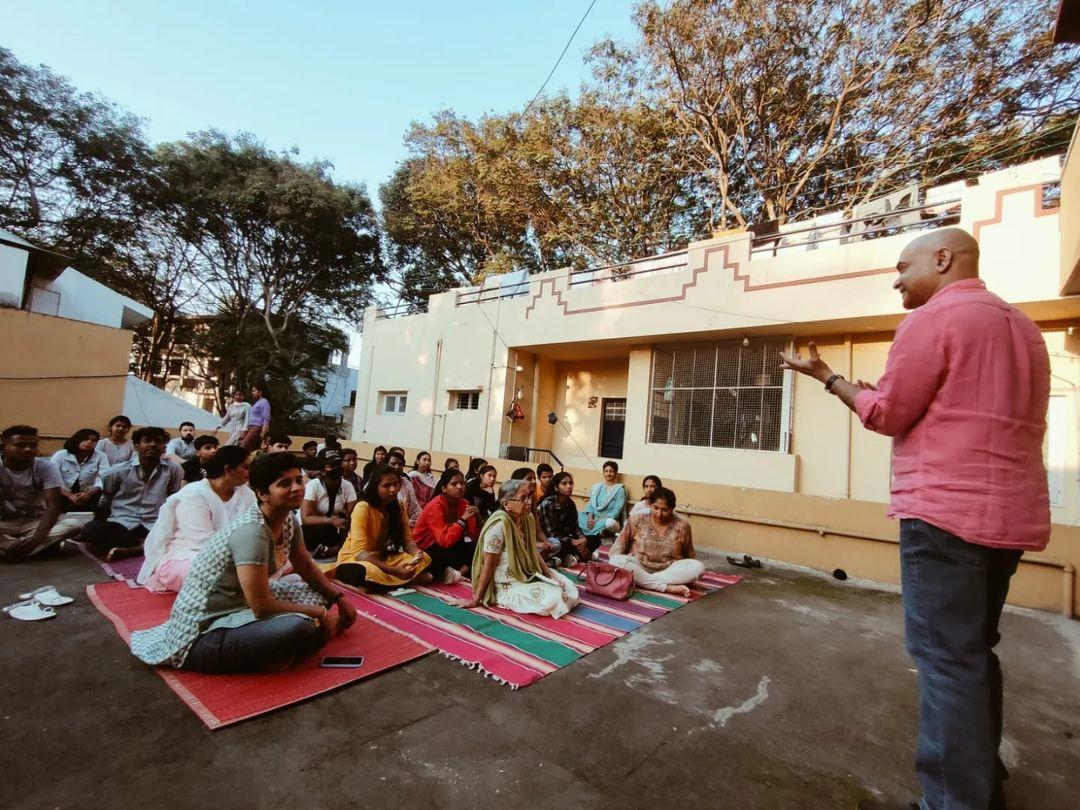 At the launch of his new book at our WeLive centre - Cover Image